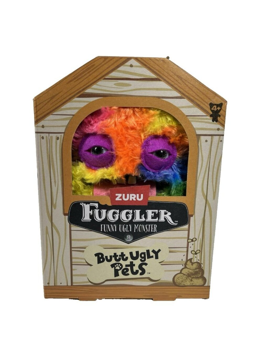 Fuggler Funny Ugly Monster Butt Ugly Pets 9" Cheeky Chonky Guinea Pig Plush